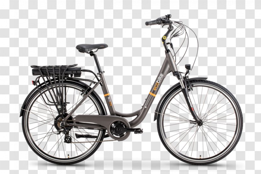 City Bicycle Touring Electric Frames - Motor Vehicle Transparent PNG