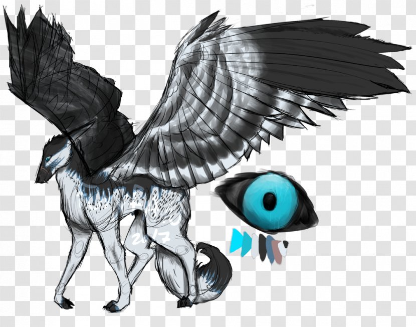 Bird Of Prey Horse Illustration Cartoon - Bryan Fury Transparent PNG