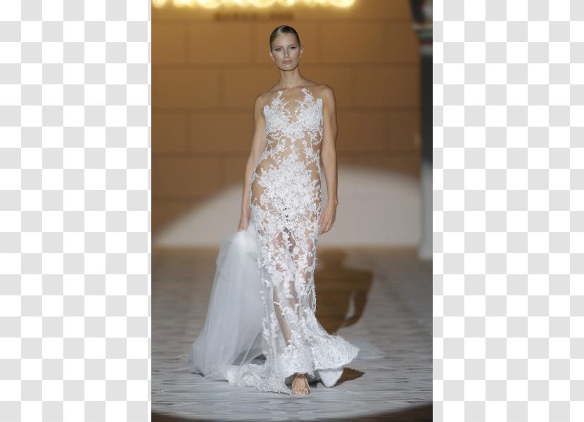 Wedding Dress Neckline Gown Tulle - Neck Transparent PNG