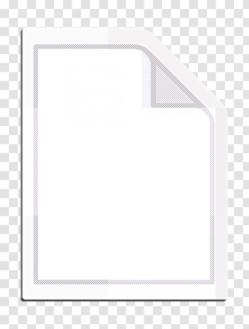 White Background Frame - Documents Icon - Picture Rectangle Transparent PNG