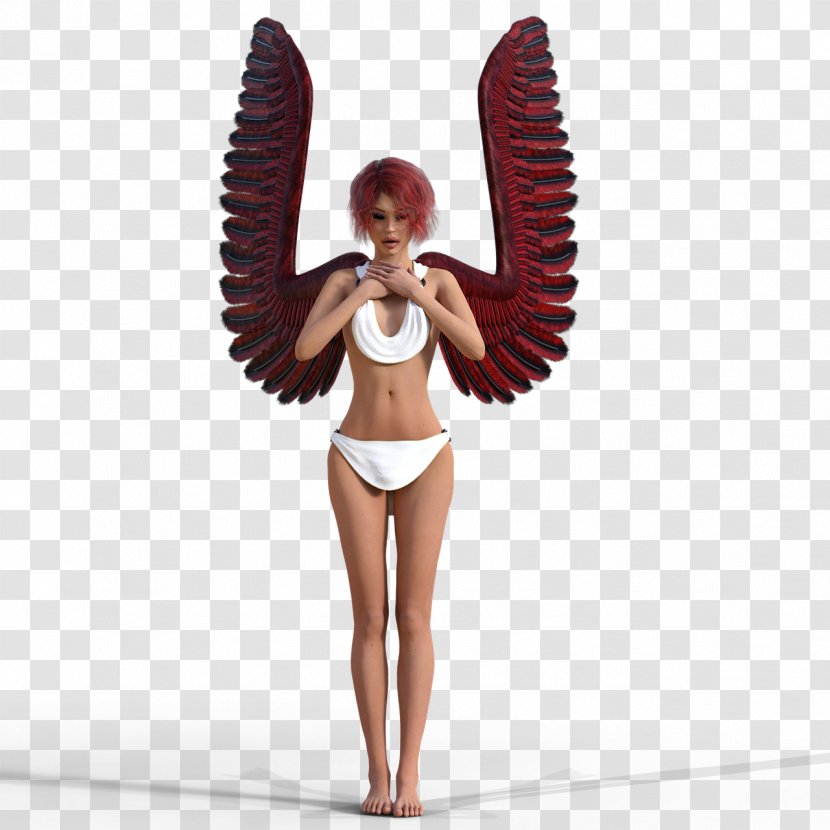 Angel Woman Female - Flower Transparent PNG