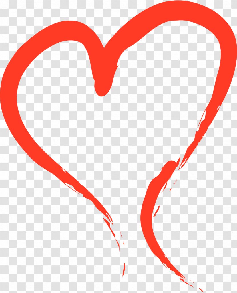 Heart Paintbrush Clip Art - Frame - Brush Transparent PNG