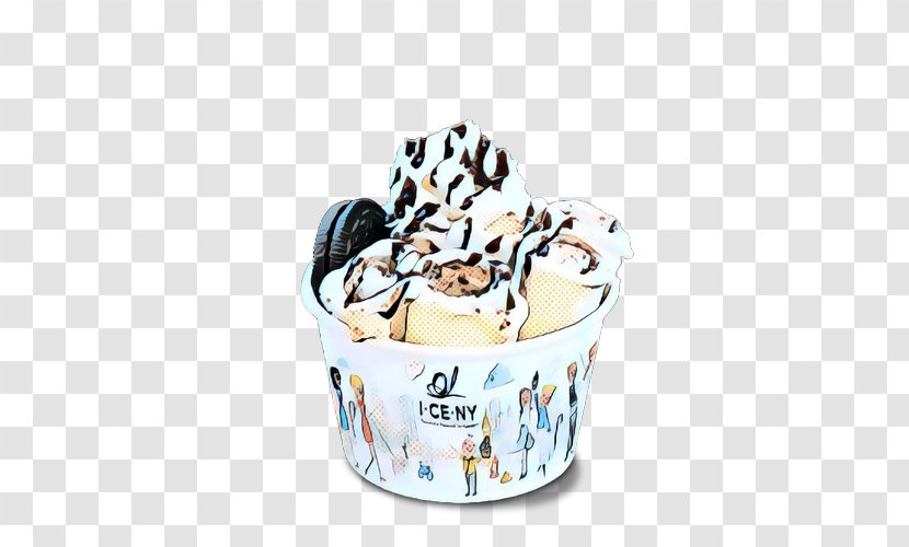 Frozen Food Cartoon - Chocolate Ice Cream - Yogurt Vanilla Transparent PNG