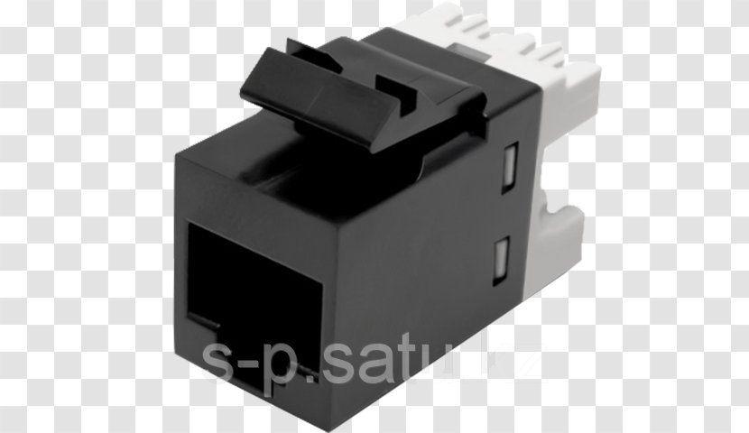 Electrical Connector Category 5 Cable Twisted Pair Registered Jack - Hardware - Dsl Filter Transparent PNG