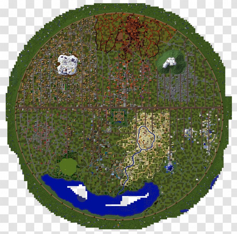 Minecraft World Map Globe - Forge Transparent PNG