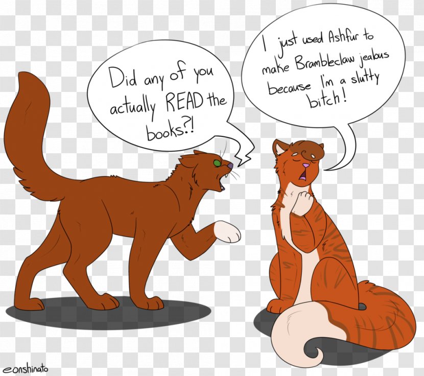 Cat Warriors Squirrelflight Brambleclaw Drawing - Leafpool Transparent PNG