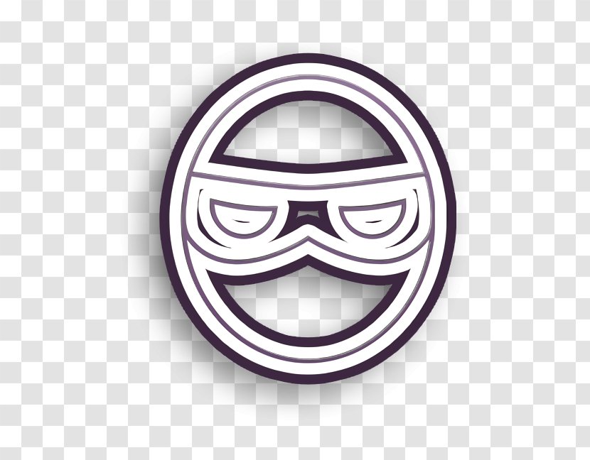 Crook Icon Ddos Hack - Glasses Symbol Transparent PNG