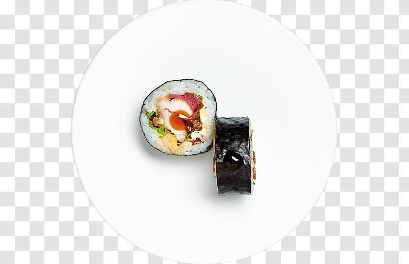 California Roll Sushi Makizushi Japanese Cuisine Yakitori - Plate - Rolled Transparent PNG