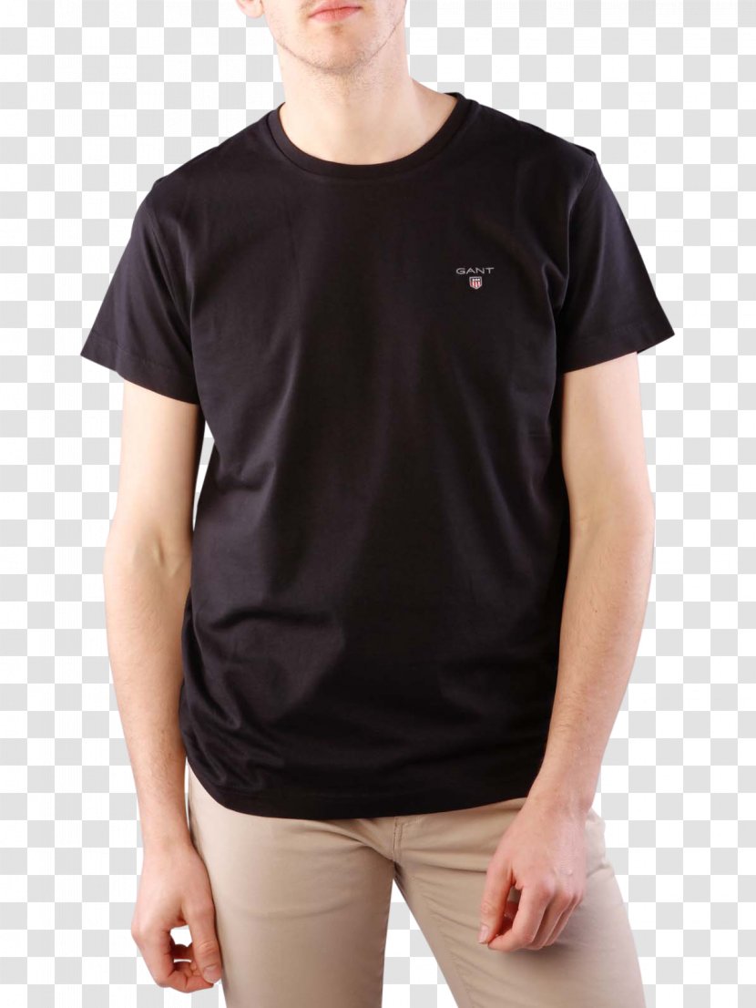 T-shirt Shoulder Black M Transparent PNG