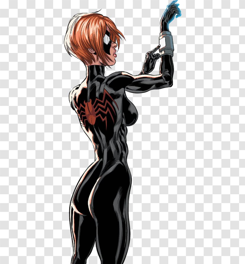 Black Widow Spider-Woman Ultimate Marvel Comics - Flower Transparent PNG