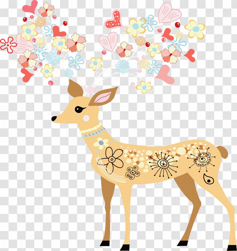 Deer Paper Wall Decal Sticker - Polyvinyl Chloride Transparent PNG