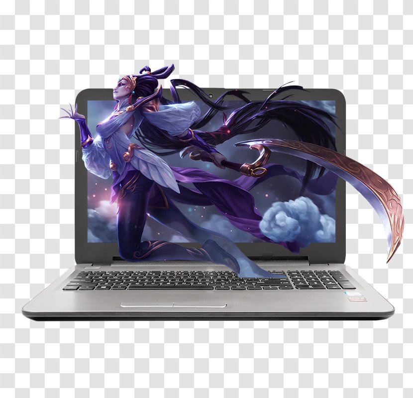 League Of Legends Laptop Wireless 1080p Wallpaper - Technology - Beautiful Blue Transparent PNG