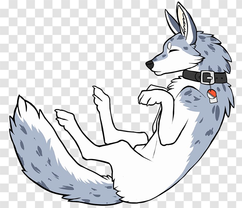 Canidae Dog Line Art Cartoon Clip - Character - Floating Gift Transparent PNG