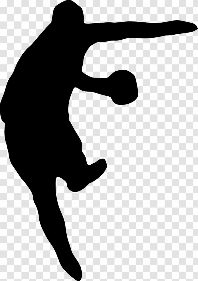 Silhouette Drawing Clip Art - Football - Basketball Transparent PNG