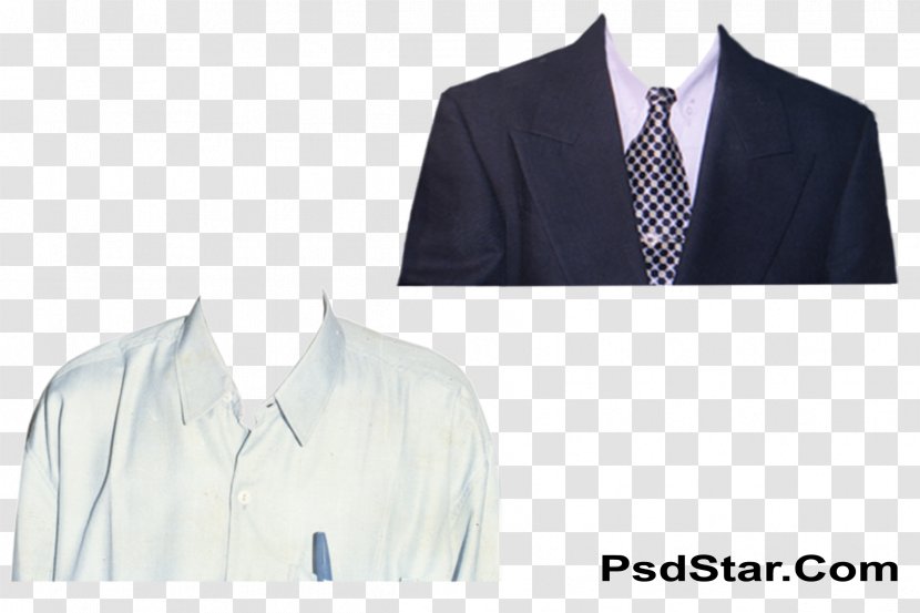 Blazer T-shirt Suit Formal Wear - Collar Transparent PNG