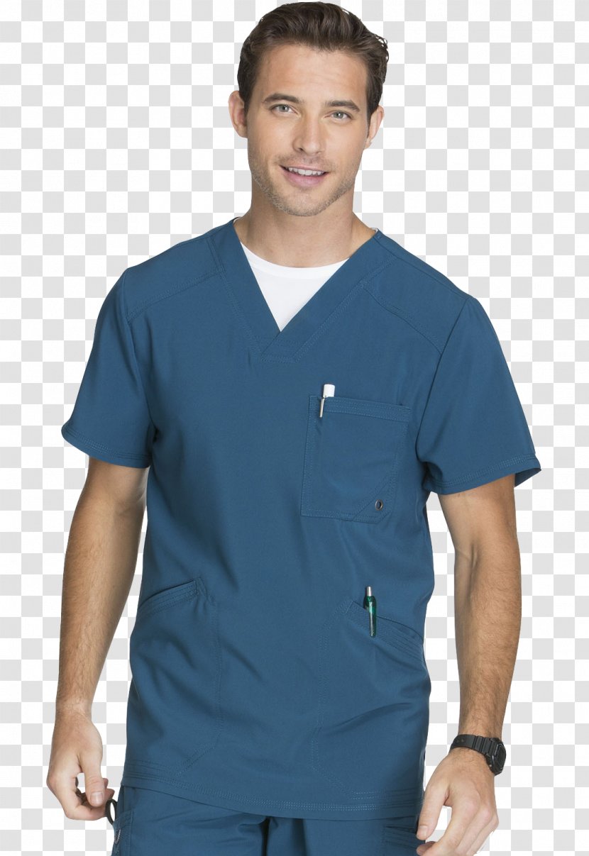 Scrubs Sleeve Neckline Top Uniform - T Shirt - Real Doctors Transparent PNG