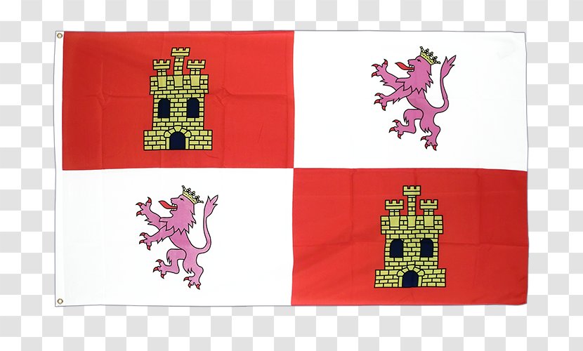 Flag Of Castile And León Castilla–La Mancha - Leon Transparent PNG