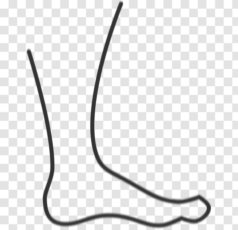 Clip Art Vector Graphics Foot Image - Ankle Streamer Transparent PNG