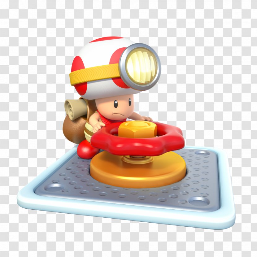 Captain Toad: Treasure Tracker Super Mario Bros. Smash For Nintendo 3DS And Wii U Switch - Toad Transparent PNG