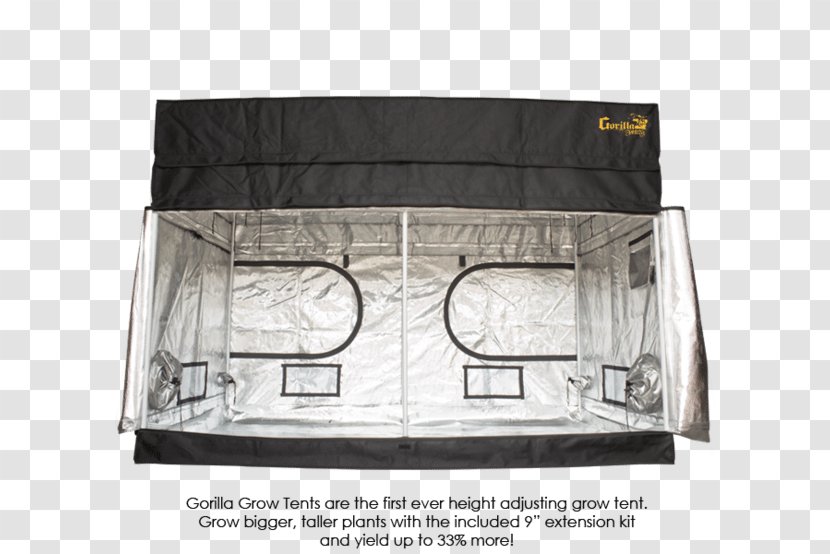 Gorilla Grow Tent Shorty Line Western Canvas - Roof - Small Indoor Boxes Transparent PNG