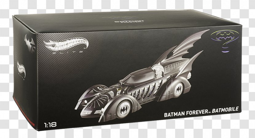 Hot Wheels Hotwheels Elite 1:18 Scale Batman Forever Batmobile 1/18 Ferrari FXX Evoluzione Blac Transparent PNG