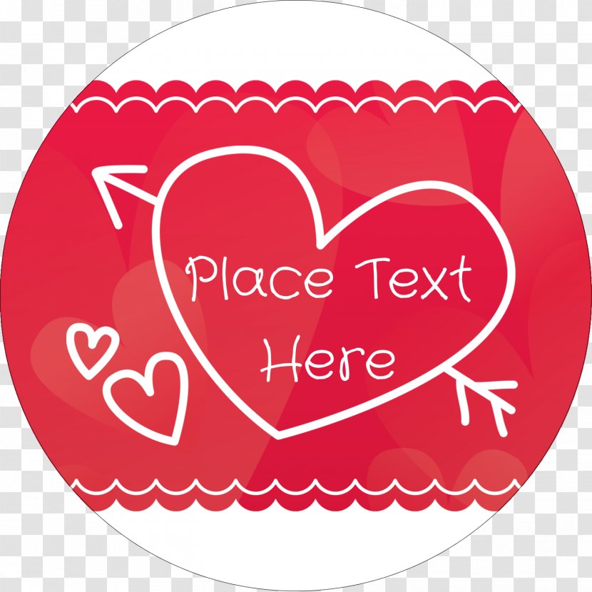 Love Background Heart - Funeral Home - Tableware Label Transparent PNG