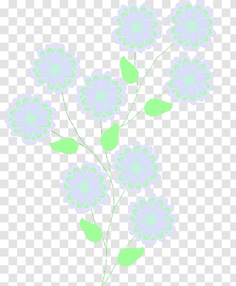 Flower Leaf Plant Branch Stem - Watercolor Transparent PNG