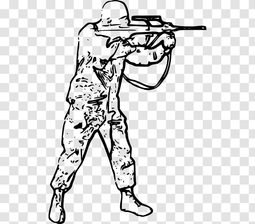 Soldier Coloring Book Clip Art Drawing United States Army Sniper School Transparent PNG
