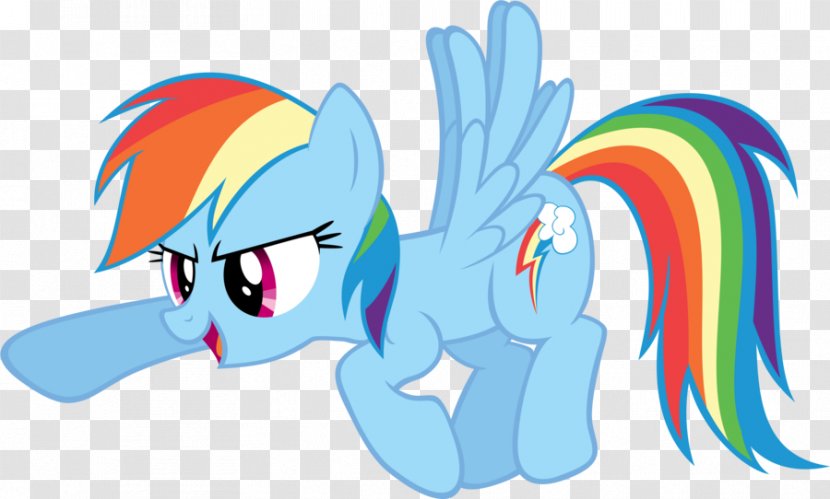 Rainbow Dash Pony Rarity Applejack - Cartoon - HD Transparent PNG