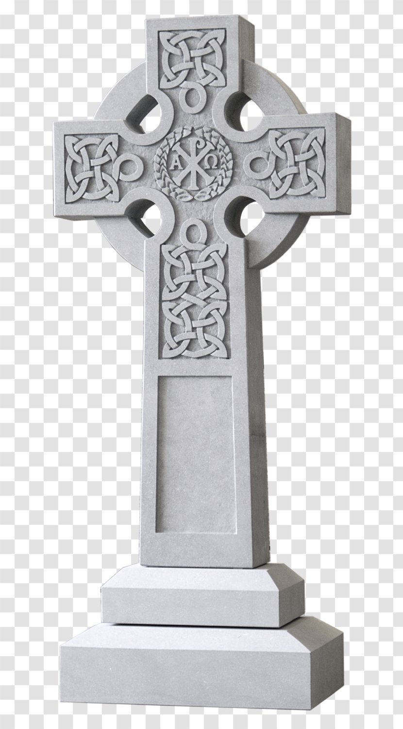 Celtic Cross Headstone Cemetery Memorial Transparent PNG