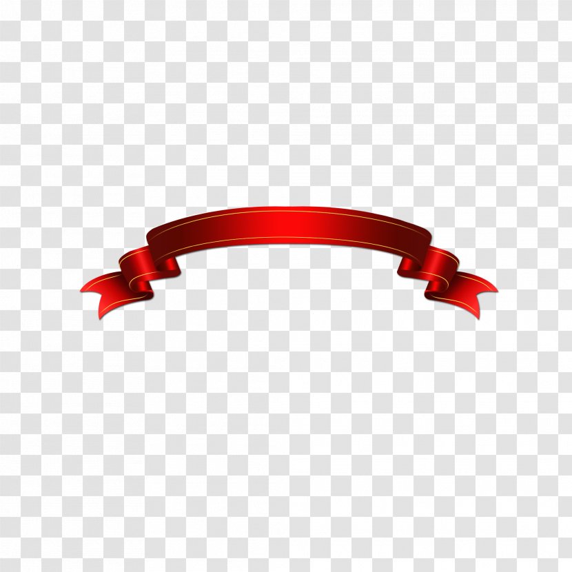 Ribbon Clip Art - Banner - Red Transparent PNG