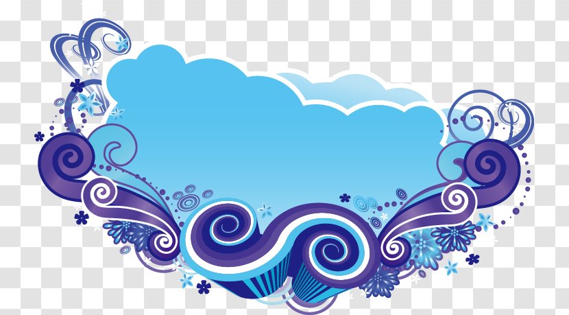 Cloud Cartoon Euclidean Vector - Border Clouds Transparent PNG