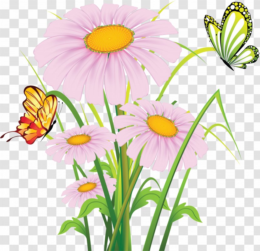 Flower Vector Graphics Clip Art Floral Design Illustration - Royaltyfree - Spring Clipart Transparent PNG