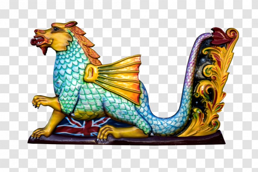 Figurine Legendary Creature - Mythical - Riding A Dragon Transparent PNG