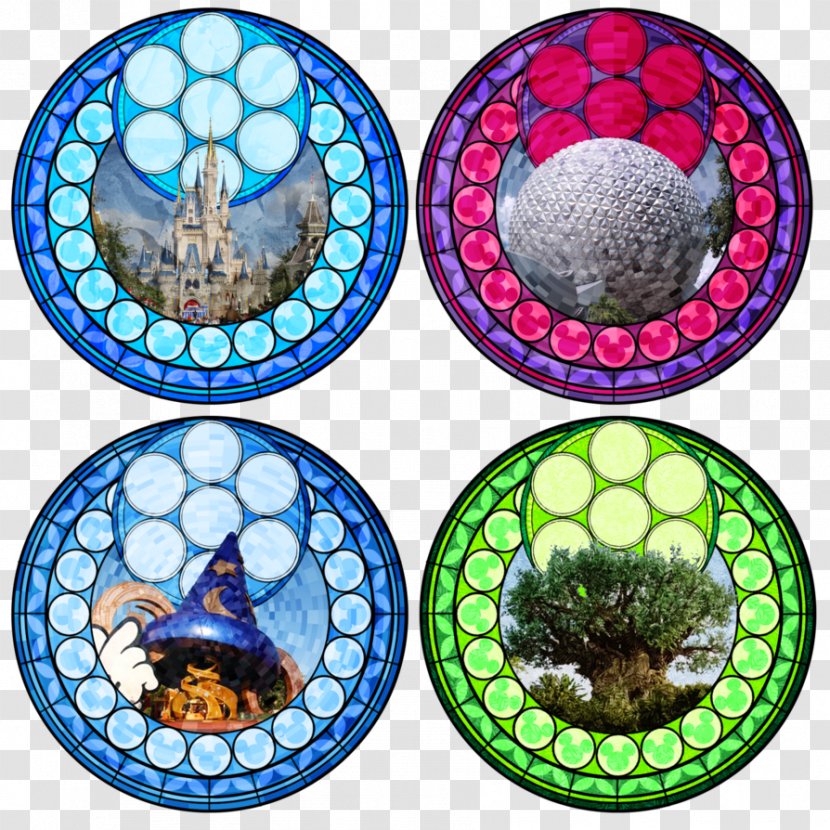 Magic Kingdom Disney's Hollywood Studios Stained Glass Epcot Disney Springs - Walt Parks And Resorts Transparent PNG