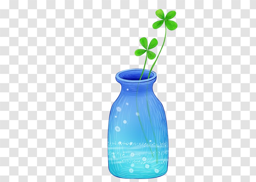 Bottle Vase - Green Transparent PNG