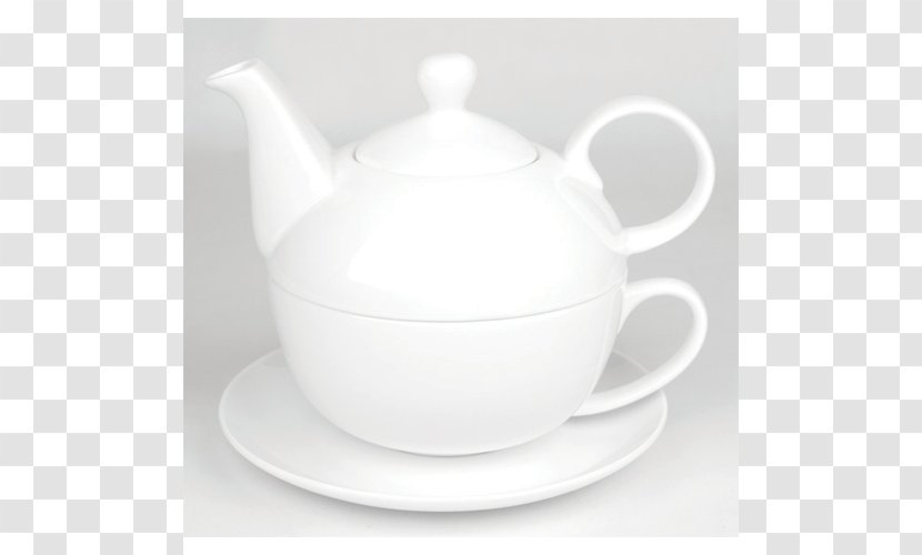 Coffee Cup Tea Porcelain Kettle Saucer - Ceramic Transparent PNG