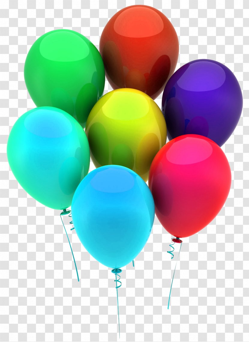 Toy Balloon Birthday Hydrogen - Party Supply - Colorful Balloons FIG. Transparent PNG