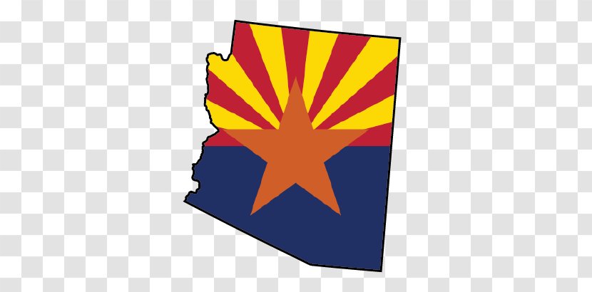 Flag Of Arizona Map The United States - Leaf Transparent PNG