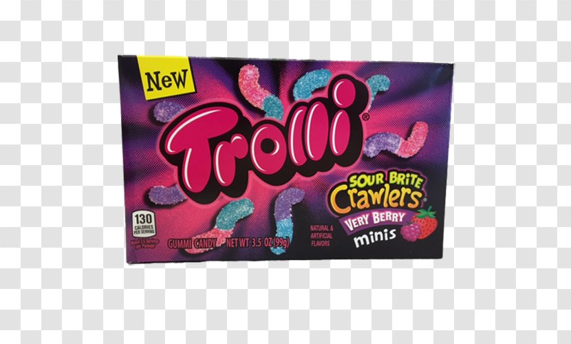 Gummi Candy Sour Trolli Chewing Gum - Taffy Transparent PNG