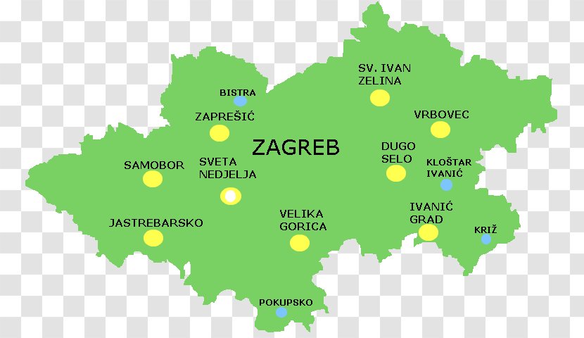 Sveti Ivan Zelina Counties Of Croatia Bistra, Županija Library - Bed And Breakfast - Karta Hrvatske Transparent PNG
