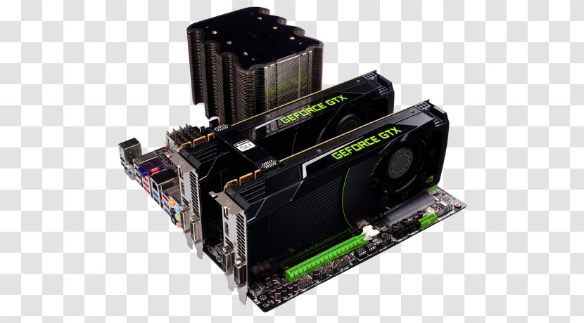 Graphics Cards & Video Adapters GeForce GTX 680 Scalable Link Interface Nvidia Transparent PNG