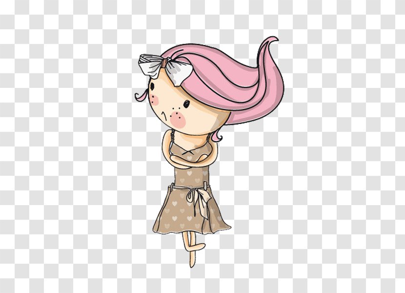 Cartoon Illustration - Heart - Angry Woman Transparent PNG