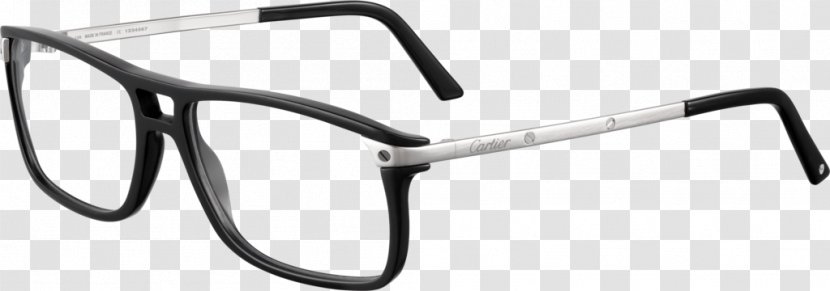 Sunglasses Cartier Santos Optics - Eyeglass Man Transparent PNG
