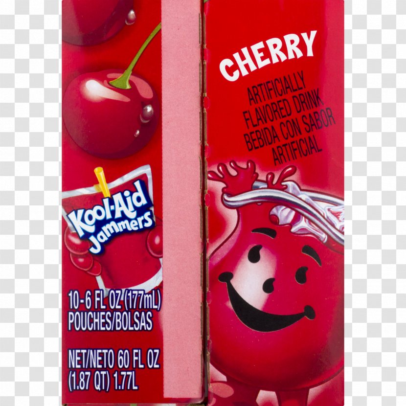 Kool-Aid Cherry Drink Ounce Transparent PNG