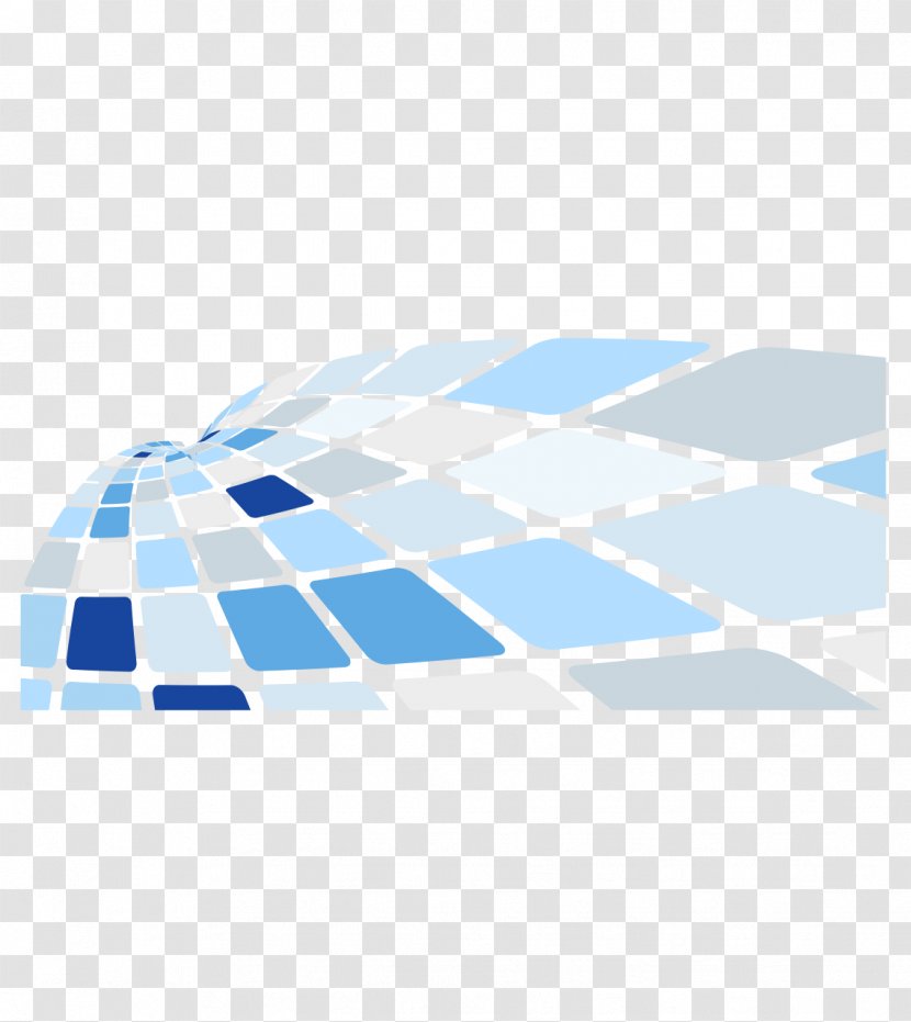 Adobe Illustrator - Azure - Blue Perspective Space Map Transparent PNG