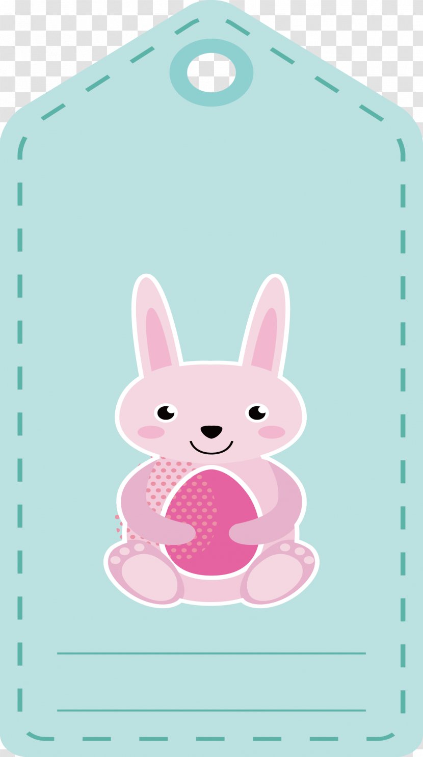 Rabbit Easter Bunny Illustration - Creative Logo Transparent PNG