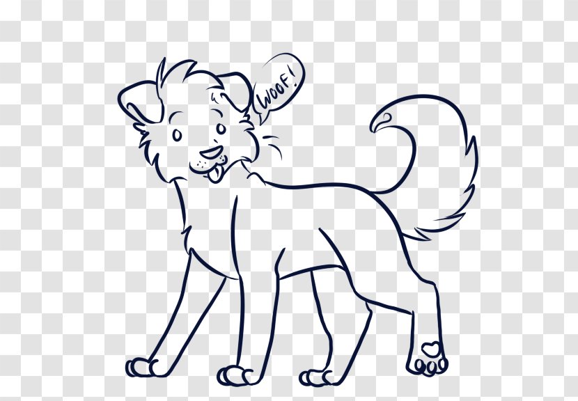 Dog Puppy Line Art Drawing Clip - Silhouette Transparent PNG