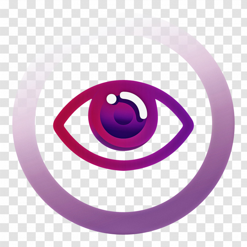 Circle Violet Purple Spiral Eye Transparent PNG