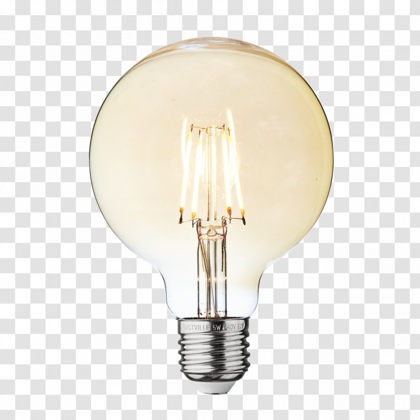 Incandescent Light Bulb LED Lamp Edison Screw Filament - Small Antique Lamps Transparent PNG